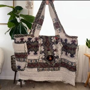SOLD ⭐️Upcycled Knit/sweater, One-of-a- kind, Handmade Purse!